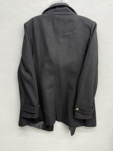 Cappotto invernale donna MICHAEL KORS nero asimmetrico zip misto lana con cintura tg 10 - Foto 8 di 10