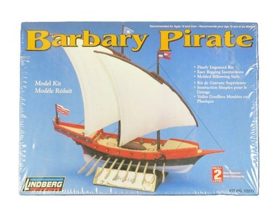 Lindberg Barbary Pirate Ship Model Kit 72217 Felucca Galleon Skill 2 New