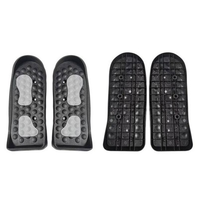 PP Kunststoff Ellipsentrainer Pedale Set für Home Gym 370x140mm 3 Loch 74mm Abs
