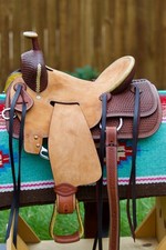 Western Leather Youth Ranch Saddle 12.5  