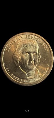 USA President Dollar - Thomas Jefferson - 2007 S Proof. 26-030103ENV