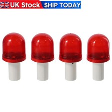 4 Pack Red LED Traffic Cone Lights 360-Degree LED Barricade Lights  Traffic