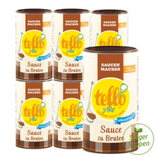 (EUR 13,52/kg) tellofix Sauce zu Braten 6 x 800 g - MHD 23.06.27