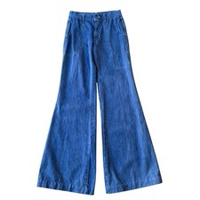 Vintage Women s 70 s Faded Glory Bell Bottoms Denim Jeans Size 26 Blue