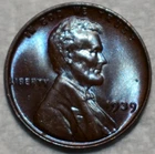 Brilliant Uncirculated 1939-P Lincoln Cent, Beautifully Toned & Razor-Sharp.