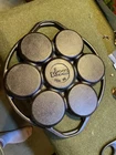Vintage Lodge 1896 - 7B Cast Iron 7 Biscuit Muffin Cornbread Baking Pan