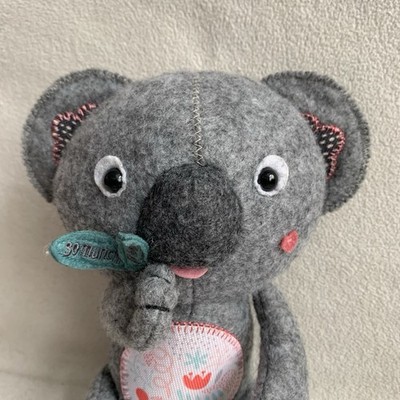 Hallmark Koala Gray Floral Stuffed Animal Love U So Much