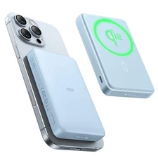10000mAh Portable Charger with Ultra-Fast 15W Qi2, Compact Design for iPhone