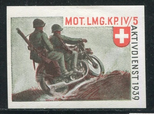 Switzerland Swiss Military Soldier f  Motorisierte Truppen  Motorized #16 MLH 40