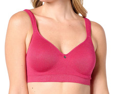 Breezies Lurex Mini Stripe Wirefree T-Shirt Bra 40B A656723 Foam Cups 12150