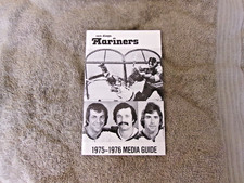 1975-76 SAN DIEGO MARINERS MEDIA GUIDE Yearbook 1976 WHA ANDRE LACROIX Hockey AD