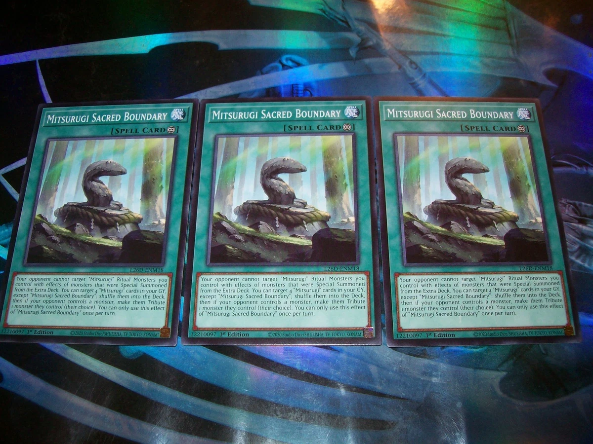 Mitsurugi Sacred Boundary L26D-ENM18 Legendary Modern Decks 2026