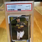2024 Bowman Chrome Baseball Paul Skenes #31 PIRATES Rookie Card PSA GEM MINT 10