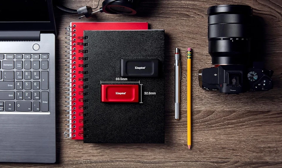 Kingston XS1000 1TB External SSD USB 3.2 Gen 2 Portable Solid State Drive Red -S - Image 4 of 4