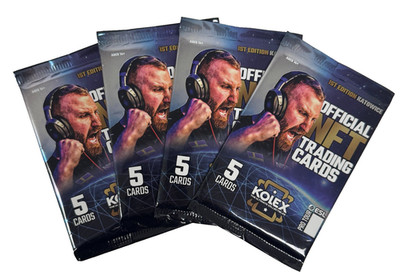 x4 Official NF.T Trading Card Packs Kolex 1st Edition Katowice ESL Pro Tour