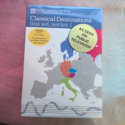 Classical Destinations Educational box set 6 DVDs + 6 CD-roms 80+ Hours Series 1