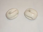 WORKMAN EWS1 SMALL CERAMIC EGG SHELL ANTENNA END INSULATOR 2PC PAIR