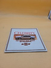1982 CHEVROLET CELEBRITY DEALER SHOWROOM SALES BROCHURE CATALOG BOOKLET 