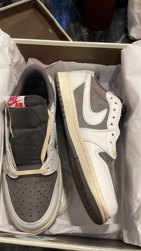 Size UK 7 - Jordan 1 OG Sample x Travis Scott Low Reverse Mocha