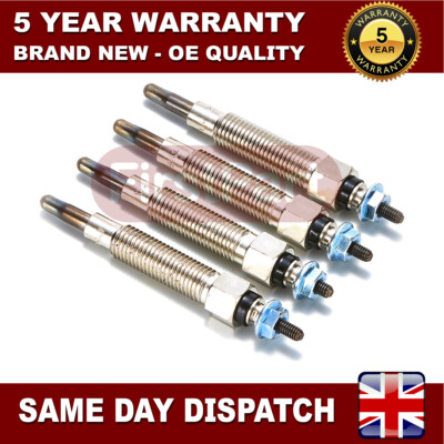 FirstPart 4x Diesel Heater Glow Plugs Fits Nissan Terrano 2.7 TDI