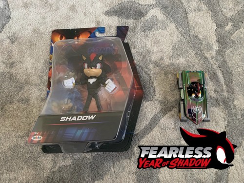 Sonic The Hedgehog 3 Movie 2024 Shadow Wave 2 Jakks Pacific 5" Actionfigur - Bild 1 von 11