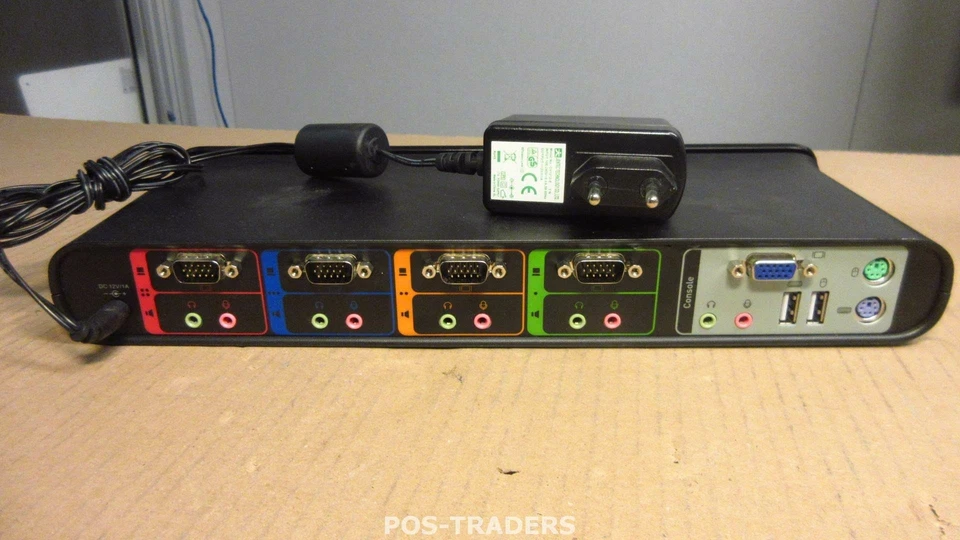 Belkin SOHO KVM F1DS104J  4-Ports External KVM / audio switch PS/2 - INCL PSU - Bild 2 von 3
