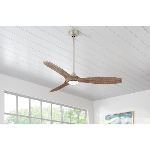 Home Ceiling Fan Light 11.69"Hx60"Wx60"D Reversible Rotation+Dimmable 17W Oval - Picture 2 of 10