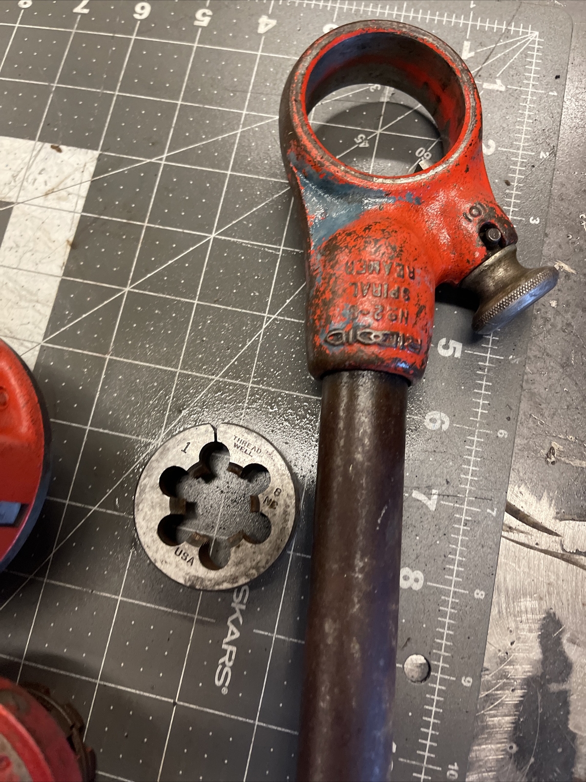 Ridgid 00R Pipe Threader Die Set 1,1/2 ,3/4 3/8 &5 Nc Dies (c1c62 eBay