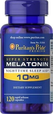 Puritan's Pride 031364 Melatonin Night Time Sleep Aid - 10 mg, 120 Capsules10/26