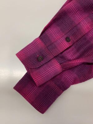 COMOLI long sleeve shirt 1 wool Purple check u03-02010 Used COMOLI long sleeve shirt 1 wool Purple check u03-02010 Used