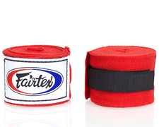 Fairtex HW2 Elastyczny bandaż bokserski Muay Thai 4,50x5m Czerwony