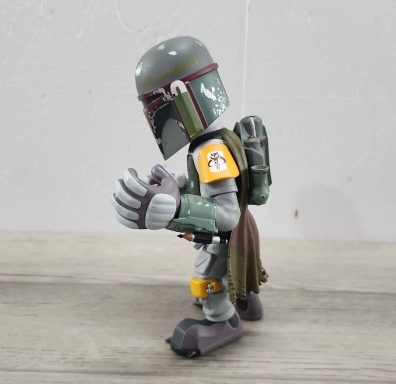 2007 Mediacom Toy Star Wars Boba Fett Vinyl 8" Figure - Image 4 of 4