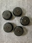 5 Hard Wood 2” Round Bun Feet Sofa Chaise Ottoman Couch Chair Replacement Legs — photo 2