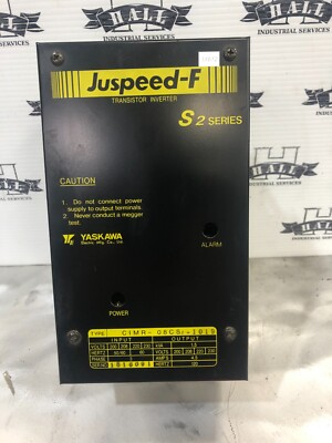 YASKAWA JUSPEED-F TRANSISTOR INVERTER S 2 SERIES CIMR-08CS 2