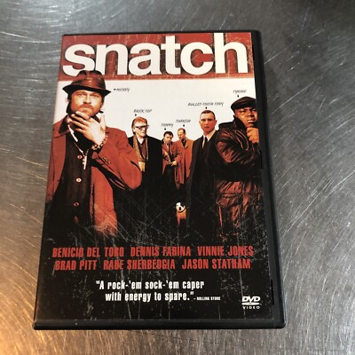 Snatch DVD - Benicio Del Toro Dennis Farina Brad Pitt