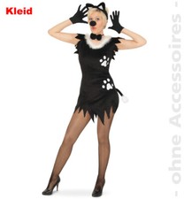Katze Tierkostüm Kleid Schmusekatze Cat Frau Damen Woman Kätzchen Katzenkostüm