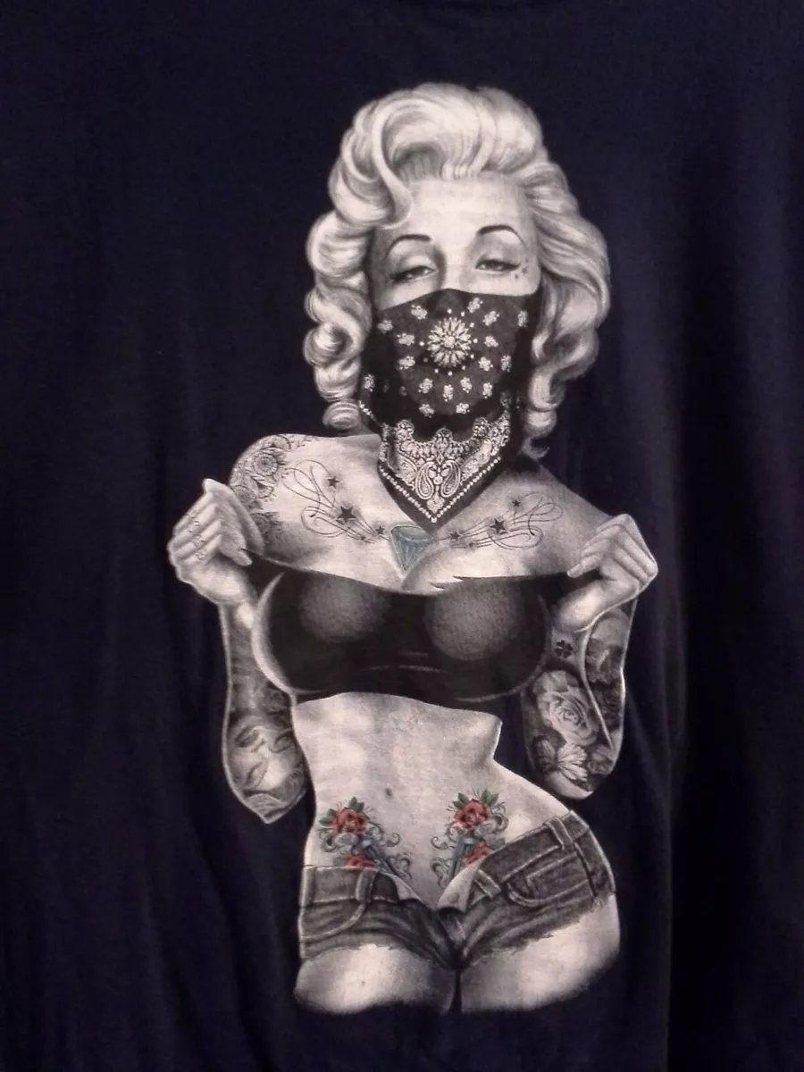 wallpaper marilyn monroe blue bandana