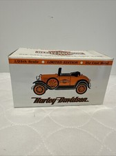 Harley Davidson 1929 Model A Roadster Die Cast Coin Bank 1:25 Limited Edition