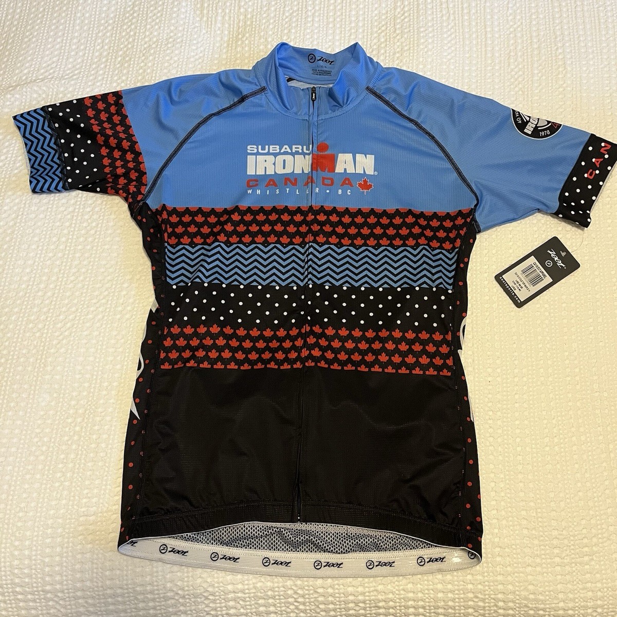 NWT Zoot Ironman Triathlon 70.3 Canada BC Womens Cycling Jersey
