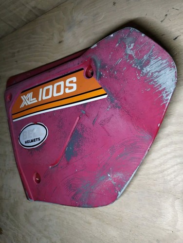 1980 Honda Xl 100 Air box Cover/ Number Plate - Picture 3 of 7