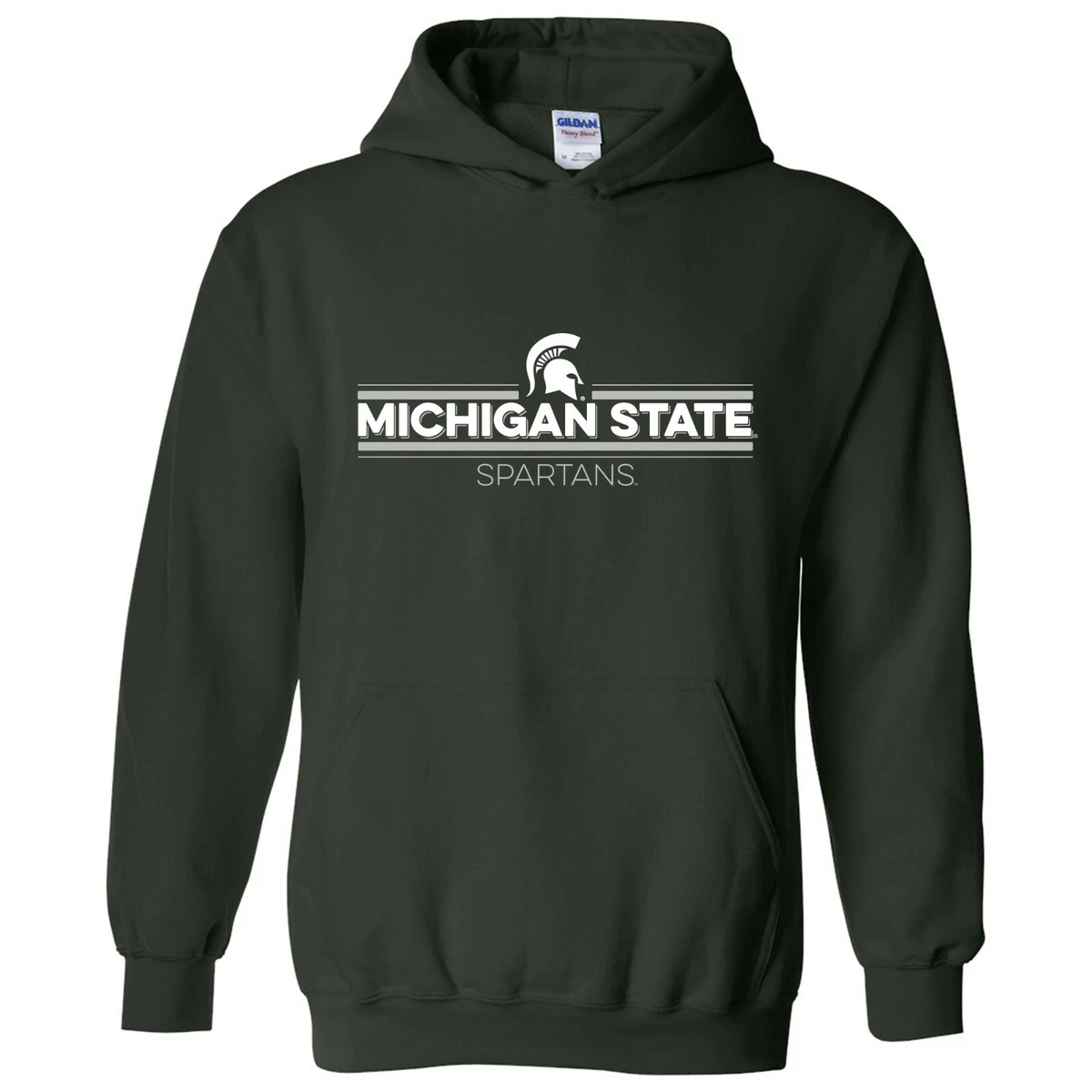Michigan State Spartans Double Bar Logo University College Sports