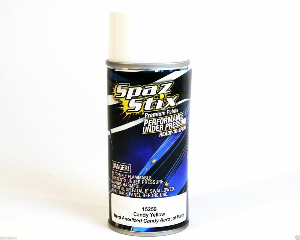 New Spaz Stix SZX15259 CandyYellow Lexan Paint Aerosol | eBay