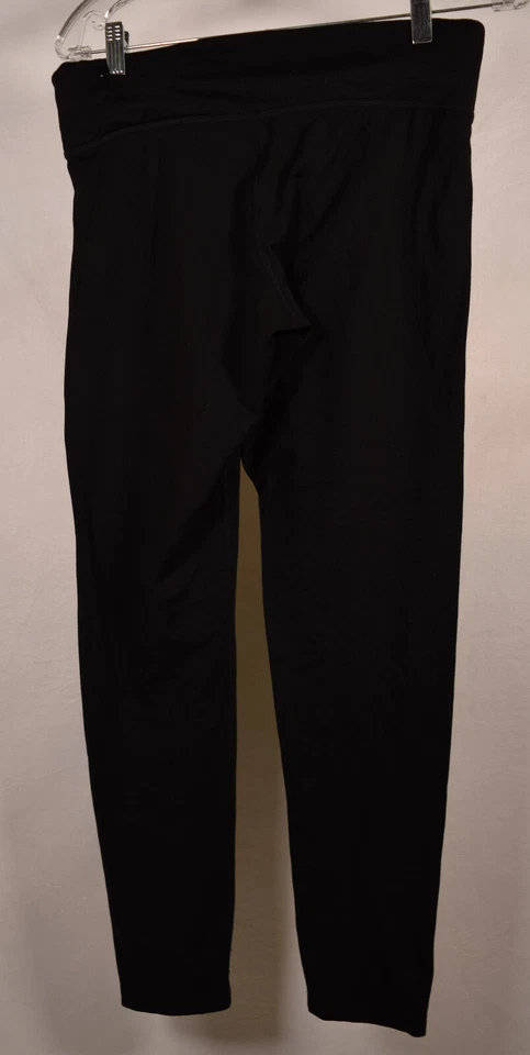 粉红色维多利亚的秘密女式瑜伽裤上衣蓝色白色条纹文胸套装黑色 M — 第 4/4 张图片