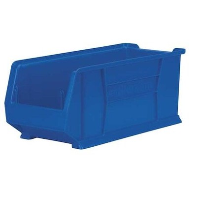 Akro-Mils 30286Blue Storage Bin, Plastic, Blue, 7 In H, 11 In W, 23 7/8 In L