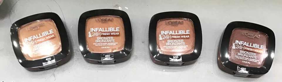 L’ Oreal Infallible 24H Fresh Wear Soft Matte Waterproof Bronzer Pick 1 New - Image 2 of 4