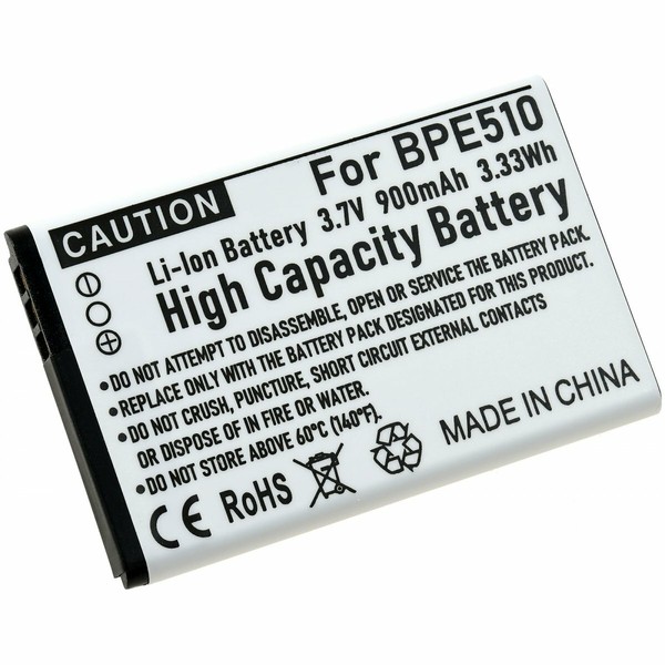 Akku FüR Doro Phoneeasy 506 3,7V 900Mah/3,3Wh Li-Ion Schwarz-image