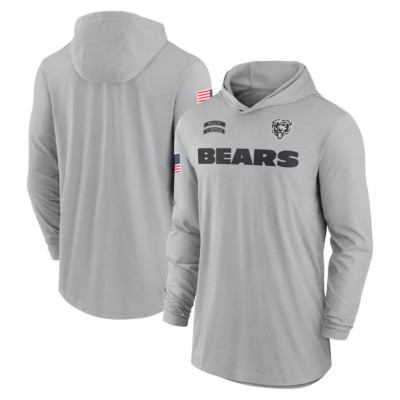 AUTHENTIC Nike Chicago Bears Salute to Service Lightweight Hoodie Men's Sideline