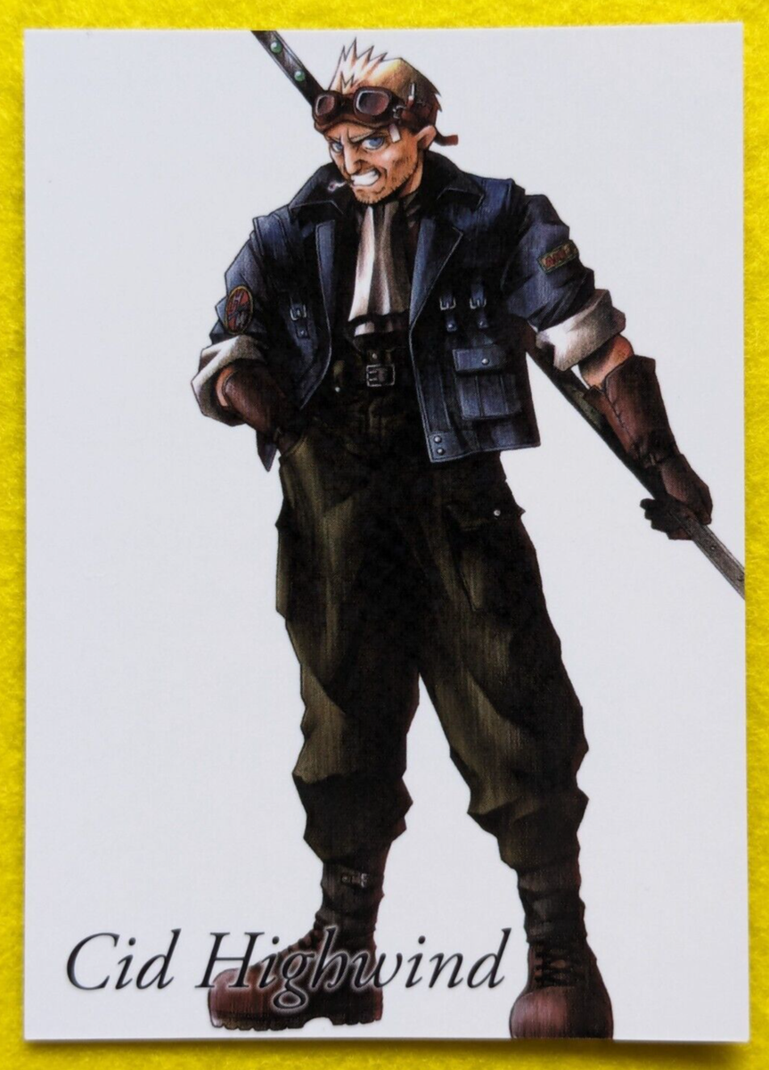 FINAL FANTASY 7 CID HIGHWIND SQUARE ENIX 1-006 TETSUYA NOMURA