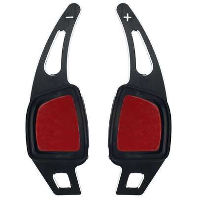 Alu Schaltwippen Schwarz passend für Audi A1,3,4,5,6,7,8 S3,4,5,6,7,8 RS7 E-Tron