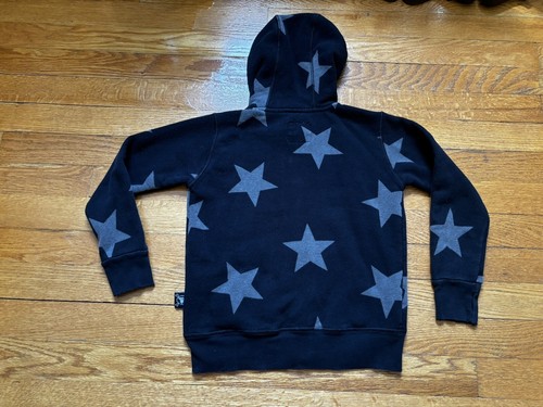 nununu Full Zip Black & Grey Star Hoodie (Size 3-4) - Picture 7 of 13